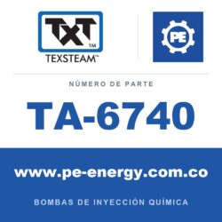 Texsteam TA-6740 - Texsteam TA 6740 - Componente de Válvula y Sello