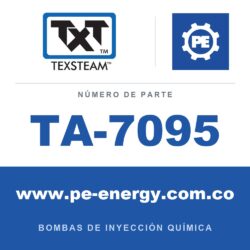 Texsteam TA-7095 - Texsteam TA 7095 - Componente de Válvula y Sello