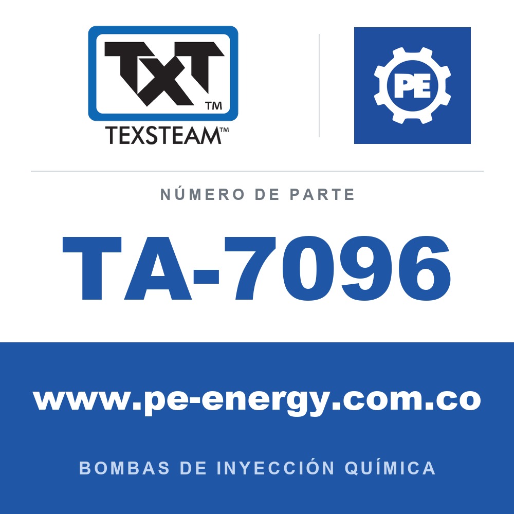 Texsteam TA-7096 - Texsteam TA 7096 - Componente de Válvula y Sello