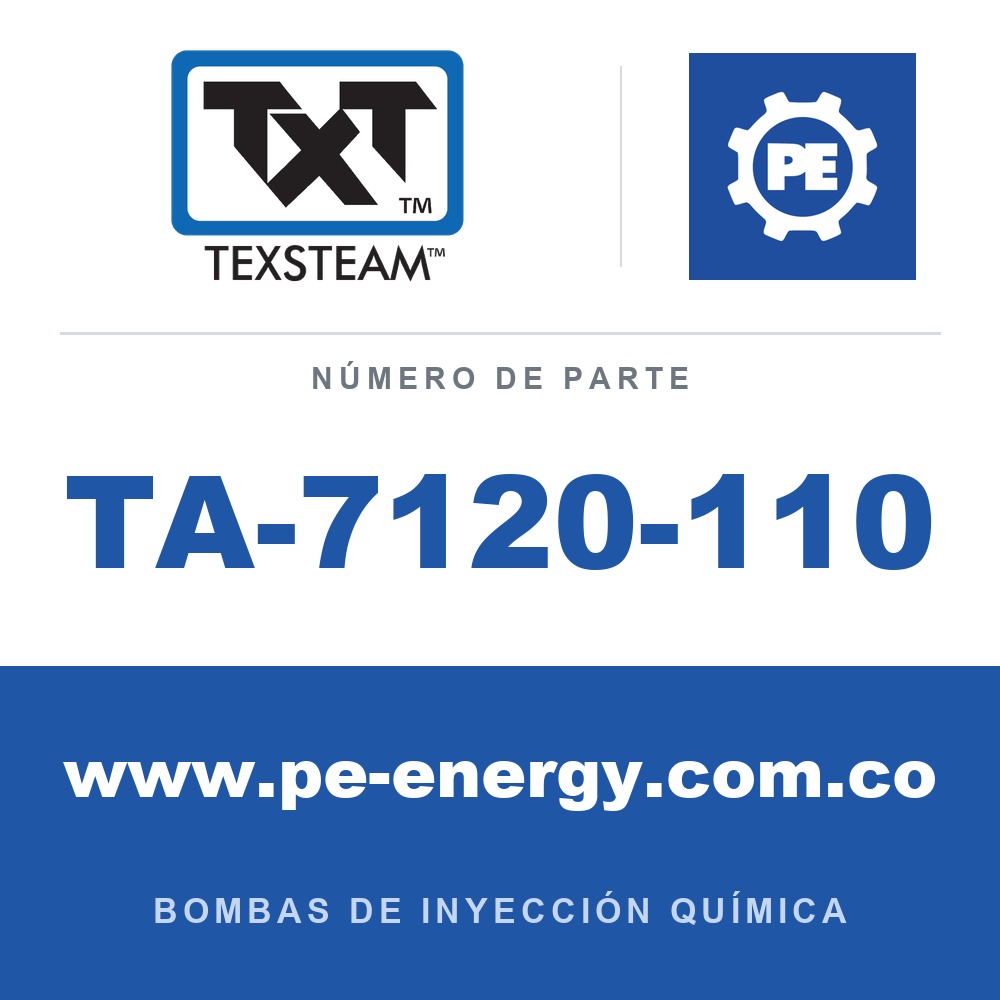 Texsteam TA-7120-110 - Texsteam TA 7120-110 - Componente de Válvula y Sello