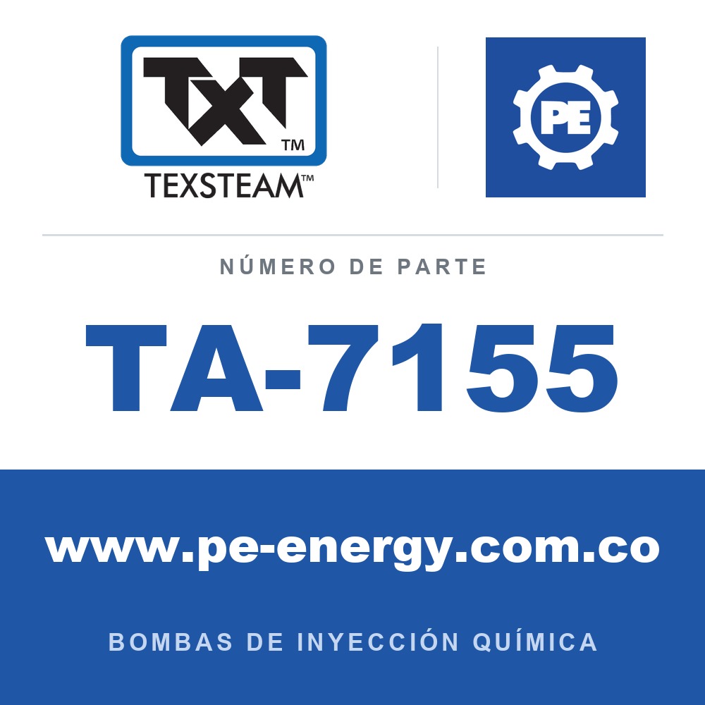Texsteam TA-7155 - Texsteam TA 7155 - Componente de Válvula y Sello