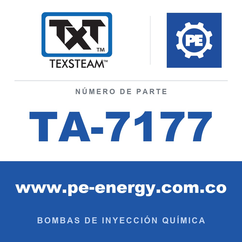 Texsteam TA-7177 - Texsteam TA 7177 - Componente de Válvula y Sello
