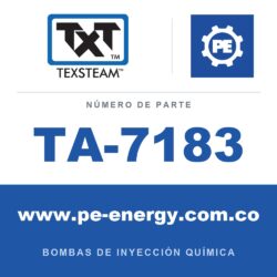 Texsteam TA-7183 - Texsteam TA 7183 - Componente de Válvula y Sello