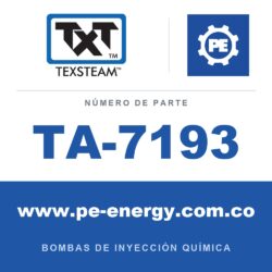 Texsteam TA-7193 - Texsteam TA 7193 - Componente de Válvula y Sello