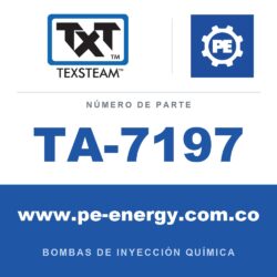 Texsteam TA-7197 - Texsteam TA 7197 - Componente de Válvula y Sello