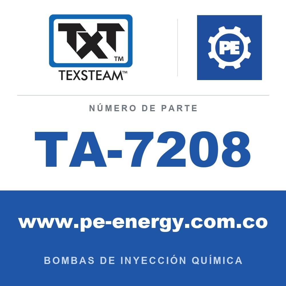 Texsteam TA-7208 - Texsteam TA 7208 - Componente de Válvula y Sello