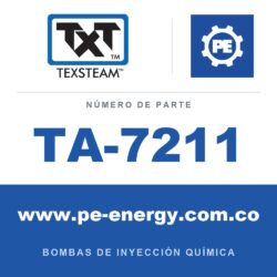 Texsteam TA-7211 - Texsteam TA 7211 - Componente de Válvula y Sello