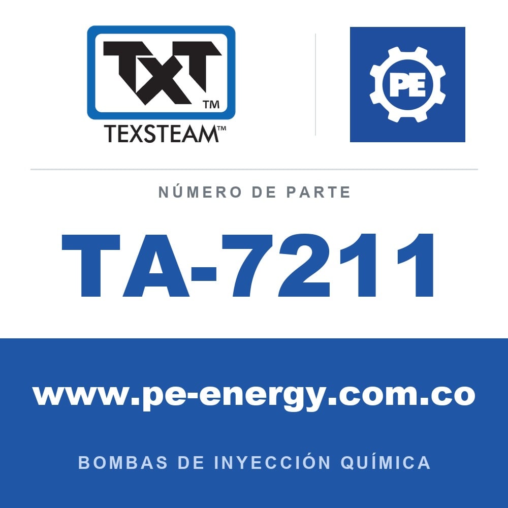 Texsteam TA-7211 - Texsteam TA 7211 - Componente de Válvula y Sello