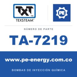 Texsteam TA-7219 - Texsteam TA 7219 - Componente de Válvula y Sello