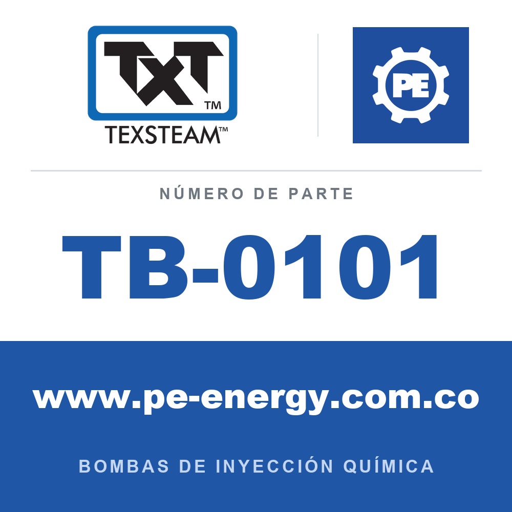 Texsteam TB-0101 - Texsteam TB 0101 - Componente del Cuerpo de Bomba
