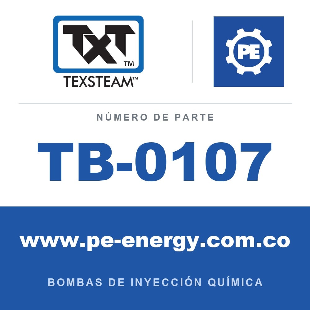 Texsteam TB-0107 - Texsteam TB 0107 - Componente del Cuerpo de Bomba