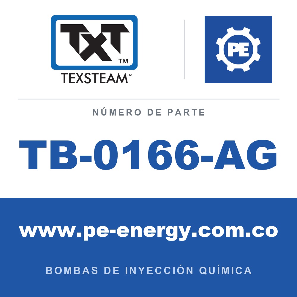 Texsteam TB-0166-AG - Texsteam TB 0166-AG - Componente de Cabezal del Cuerpo de Bomba