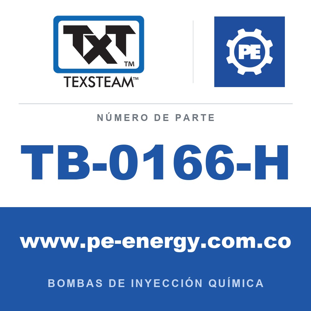 Texsteam TB-0166-H - Texsteam TB 0166-H - Componente de Cabezal del Cuerpo de Bomba