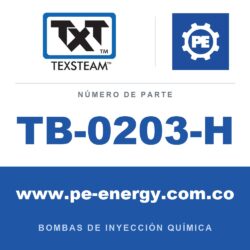 Texsteam TB-0203-H - Texsteam TB 0203-H - Componente de Cabezal del Cuerpo de Bomba