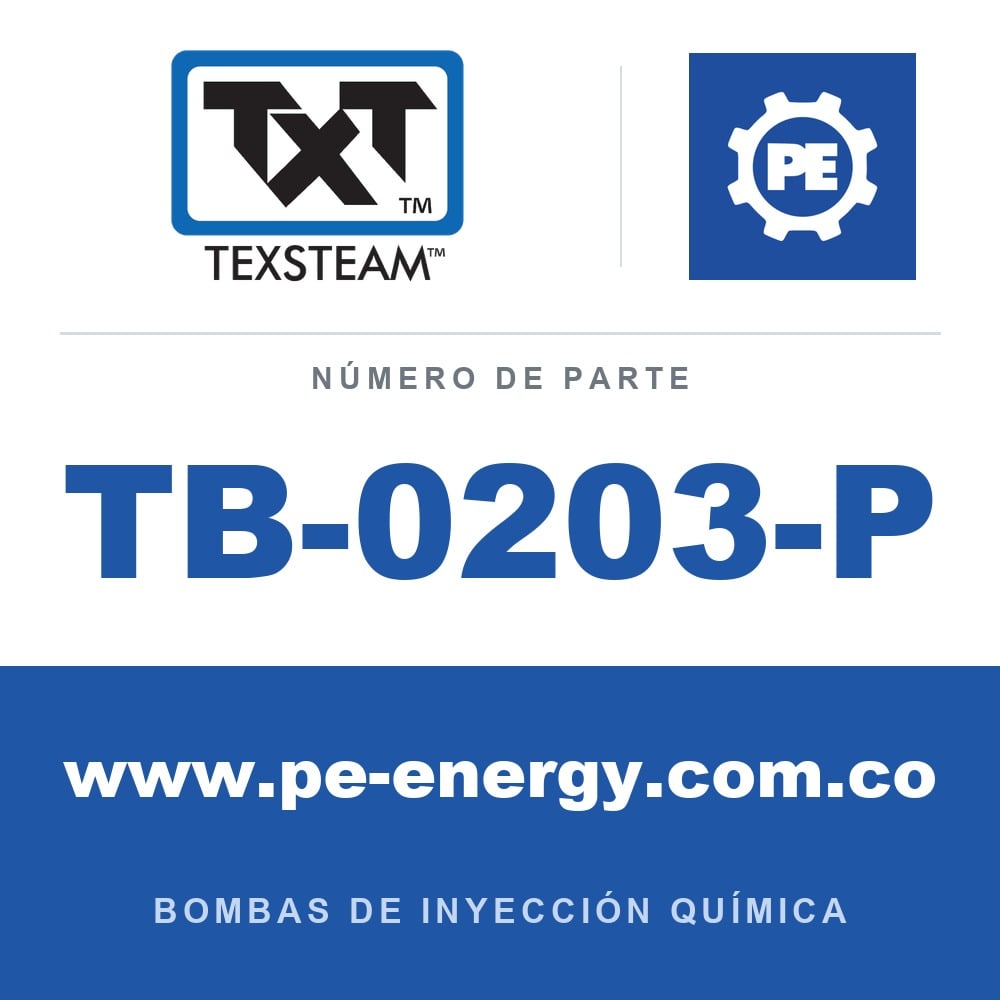 Texsteam TB-0203-P - Texsteam TB 0203-P - Componente de Cabezal del Cuerpo de Bomba