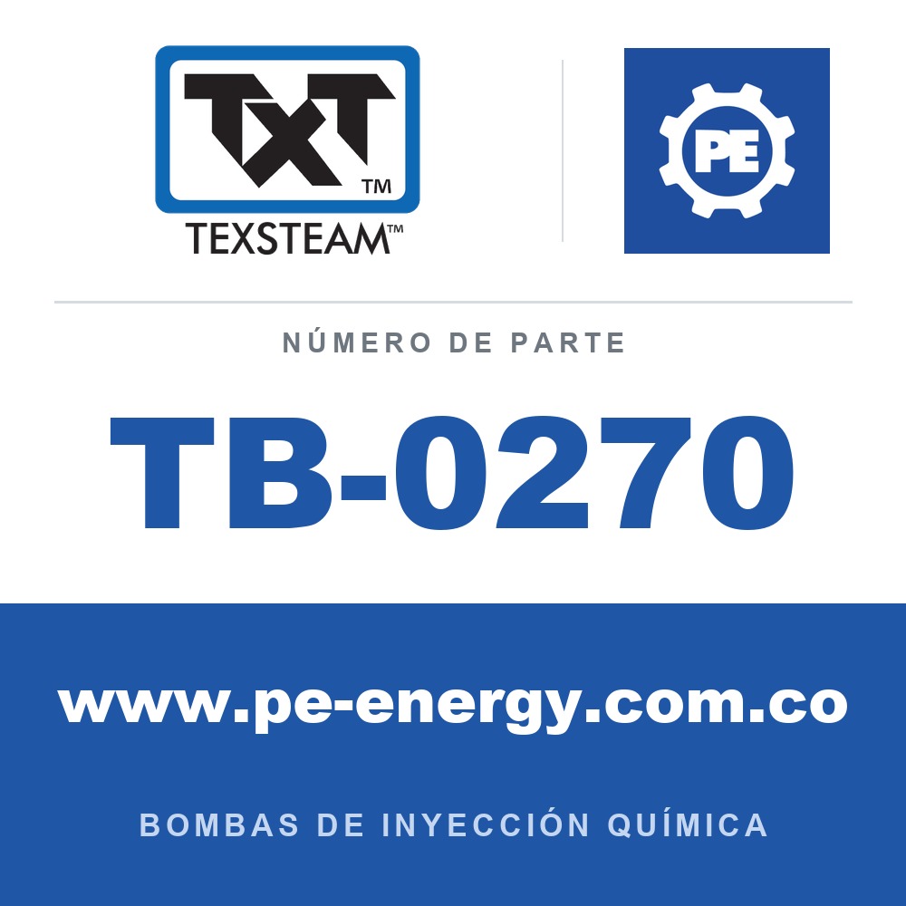 Texsteam TB-0270 - Texsteam TB 0270 - Componente del Cuerpo de Bomba