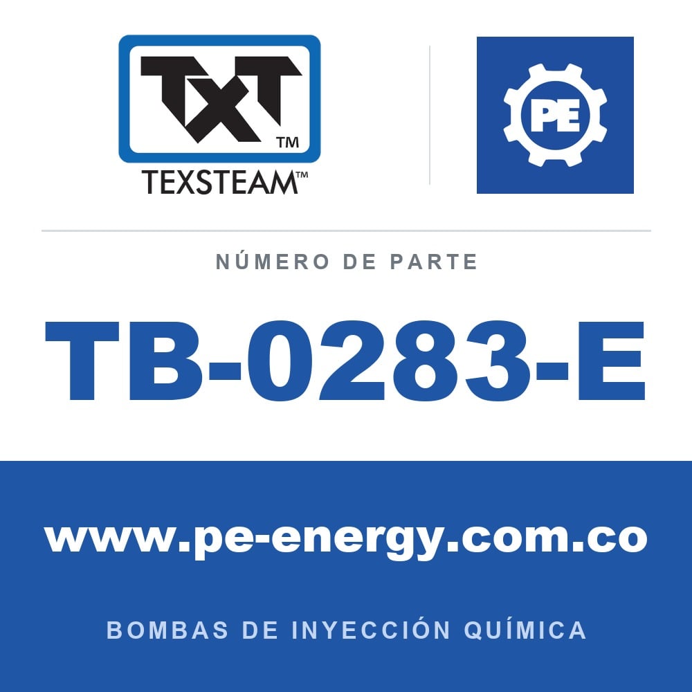 Texsteam TB-0283-E - Texsteam TB 0283-E - Componente del Cuerpo de Bomba