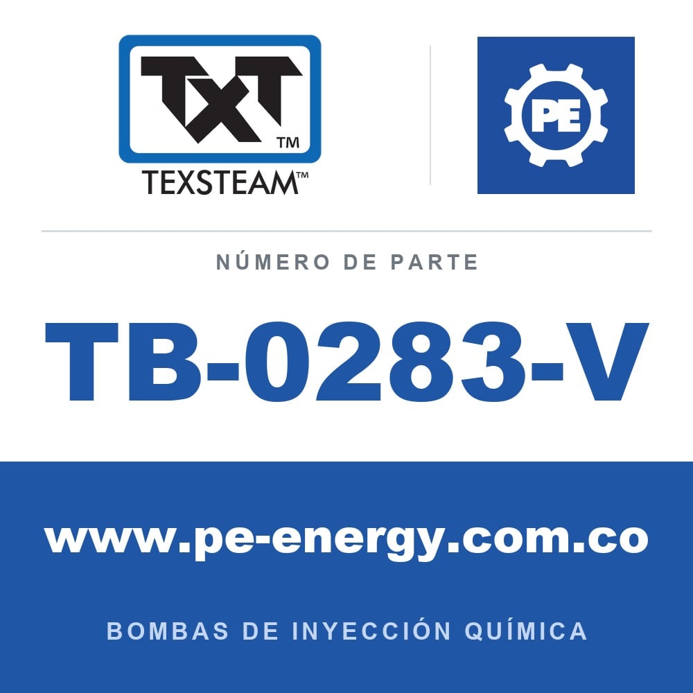 Texsteam TB-0283-V - Texsteam TB 0283-V - Componente del Cuerpo de Bomba