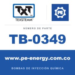 Texsteam TB-0349 - Texsteam TB 0349 - Componente del Cuerpo de Bomba