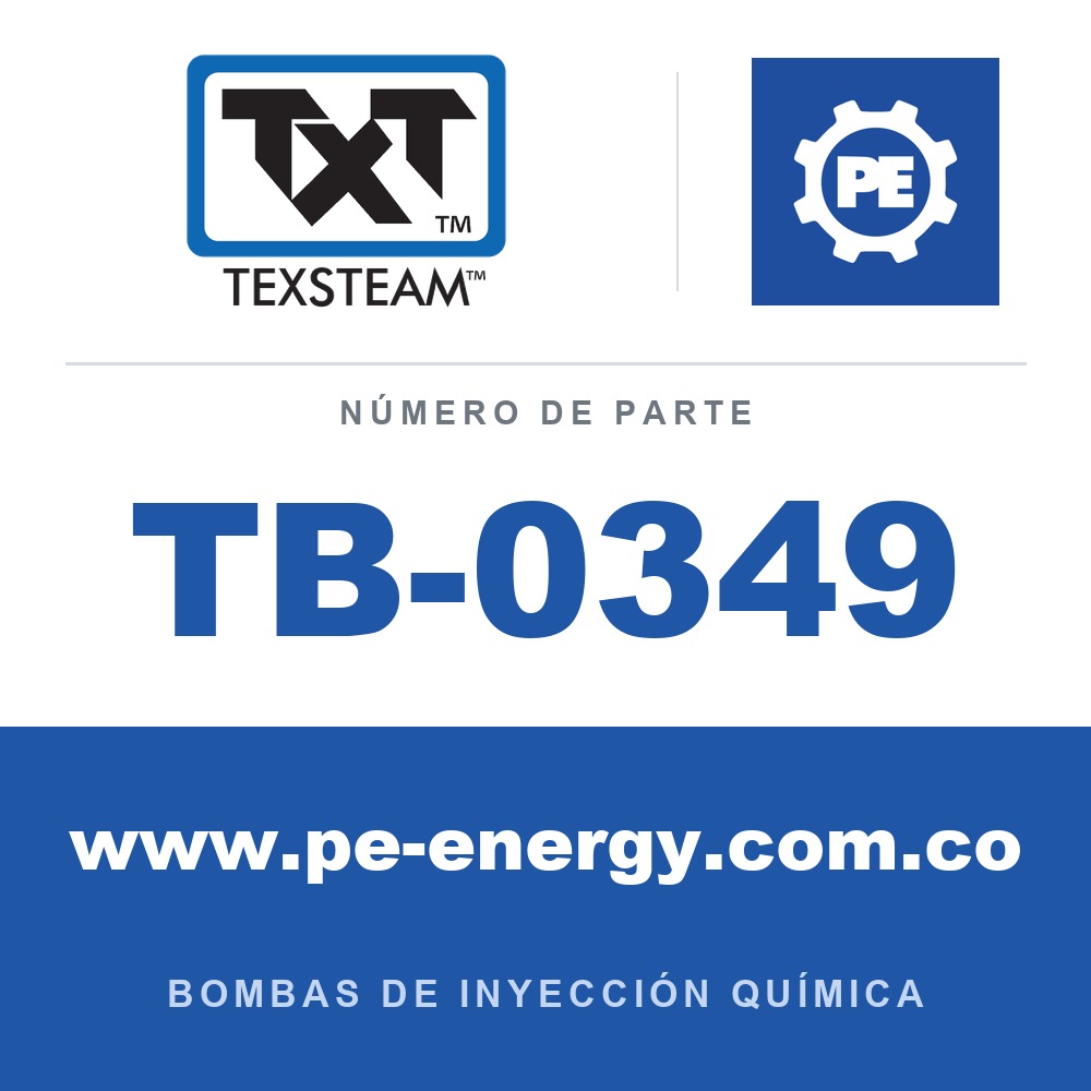 Texsteam TB-0349 - Texsteam TB 0349 - Componente del Cuerpo de Bomba
