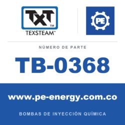 Texsteam TB-0368 - Texsteam TB 0368 - Componente del Cuerpo de Bomba