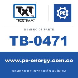 Texsteam TB-0471 - Texsteam TB 0471 - Componente del Cuerpo de Bomba