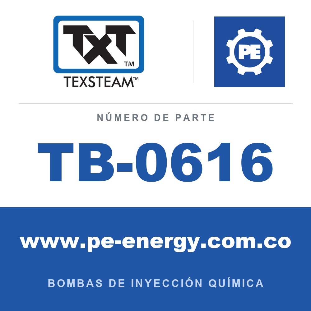 Texsteam TB-0616 - Texsteam TB 0616 - Componente del Cuerpo de Bomba