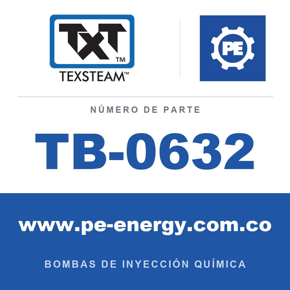 Texsteam TB-0632 - Texsteam TB 0632 - Componente del Cuerpo de Bomba