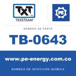 Texsteam TB-0643 - Texsteam TB 0643 - Componente del Cuerpo de Bomba