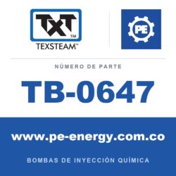 Texsteam TB-0647 - Texsteam TB 0647 - Componente del Cuerpo de Bomba