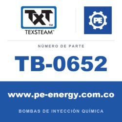 Texsteam TB-0652 - Texsteam TB 0652 - Componente del Cuerpo de Bomba