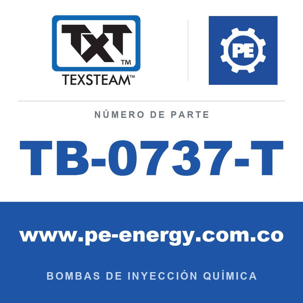 Texsteam TB-0737-T - Texsteam TB 0737-T - Componente del Cuerpo de Bomba