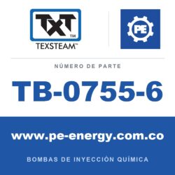 Texsteam TB-0755-6 - Texsteam TB 0755-6 - Componente de Cabezal del Cuerpo de Bomba