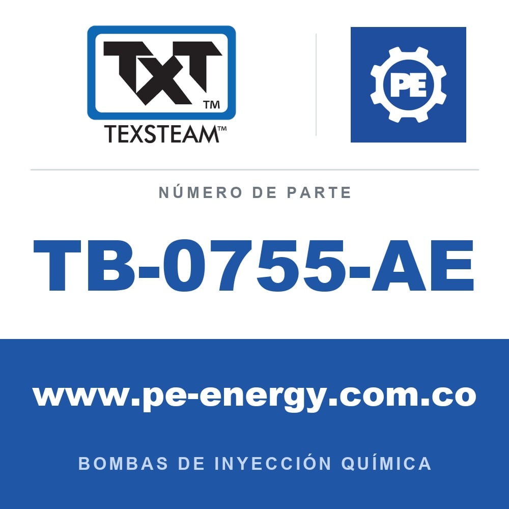 Texsteam TB-0755-AE - Texsteam TB 0755-AE - Componente de Cabezal del Cuerpo de Bomba