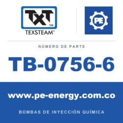 Texsteam TB-0756-6 - Texsteam TB 0756-6 - Componente de Cabezal del Cuerpo de Bomba