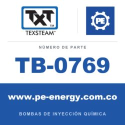 Texsteam TB-0769 - Texsteam TB 0769 - Componente del Cuerpo de Bomba