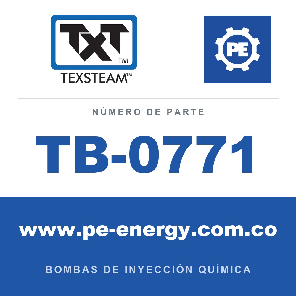 Texsteam TB-0771 - Texsteam TB 0771 - Componente de Cabezal del Cuerpo de Bomba