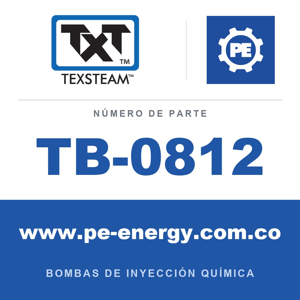 Texsteam TB-0812 - Texsteam TB 0812 - Componente del Cuerpo de Bomba