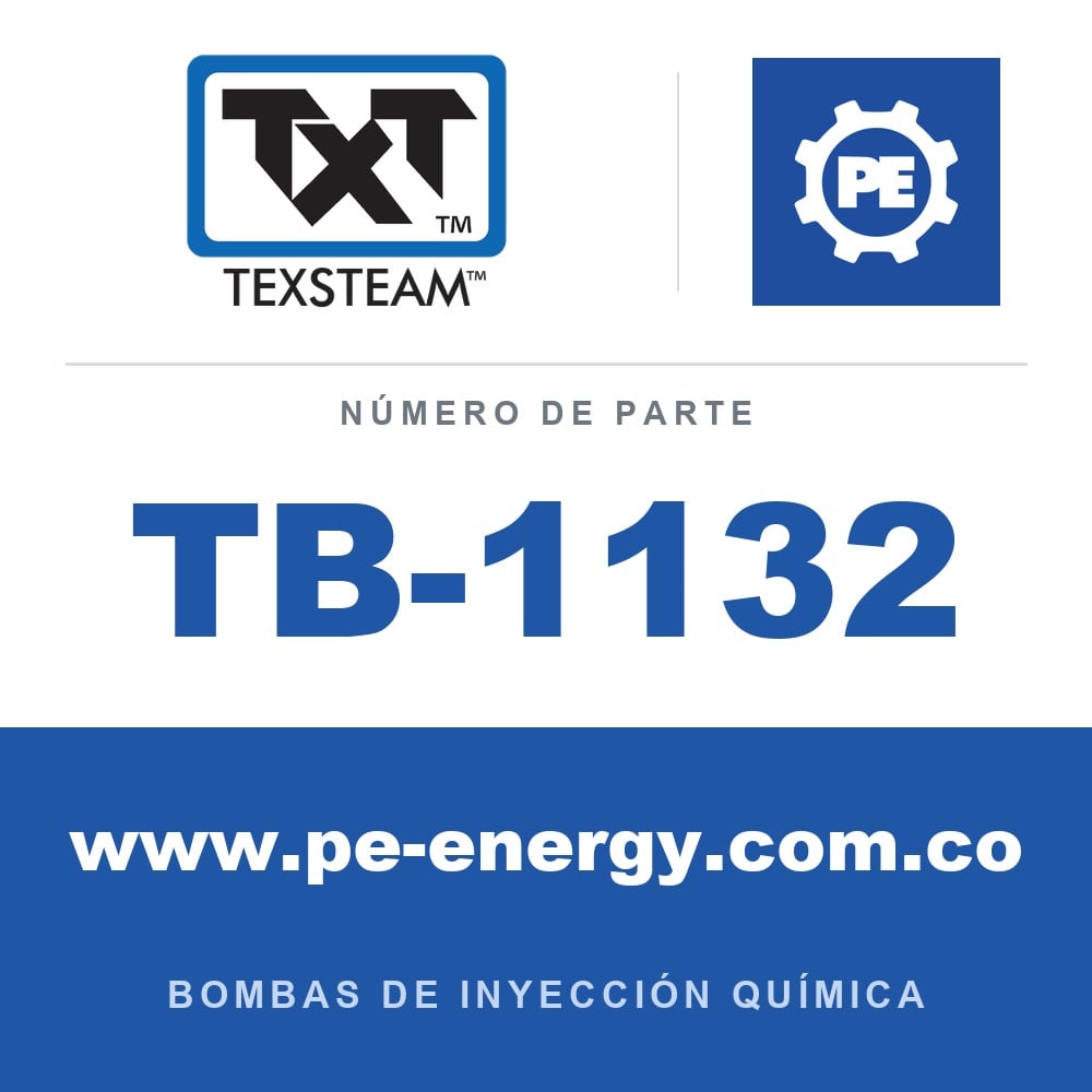 Texsteam TB-1132 - Texsteam TB 1132 - Componente del Cuerpo de Bomba