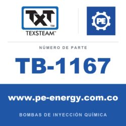 Texsteam TB-1167 - Texsteam TB 1167 - Componente del Cuerpo de Bomba