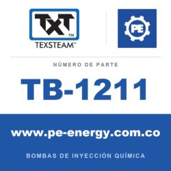 Texsteam TB-1211 - Texsteam TB 1211 - Componente del Cuerpo de Bomba