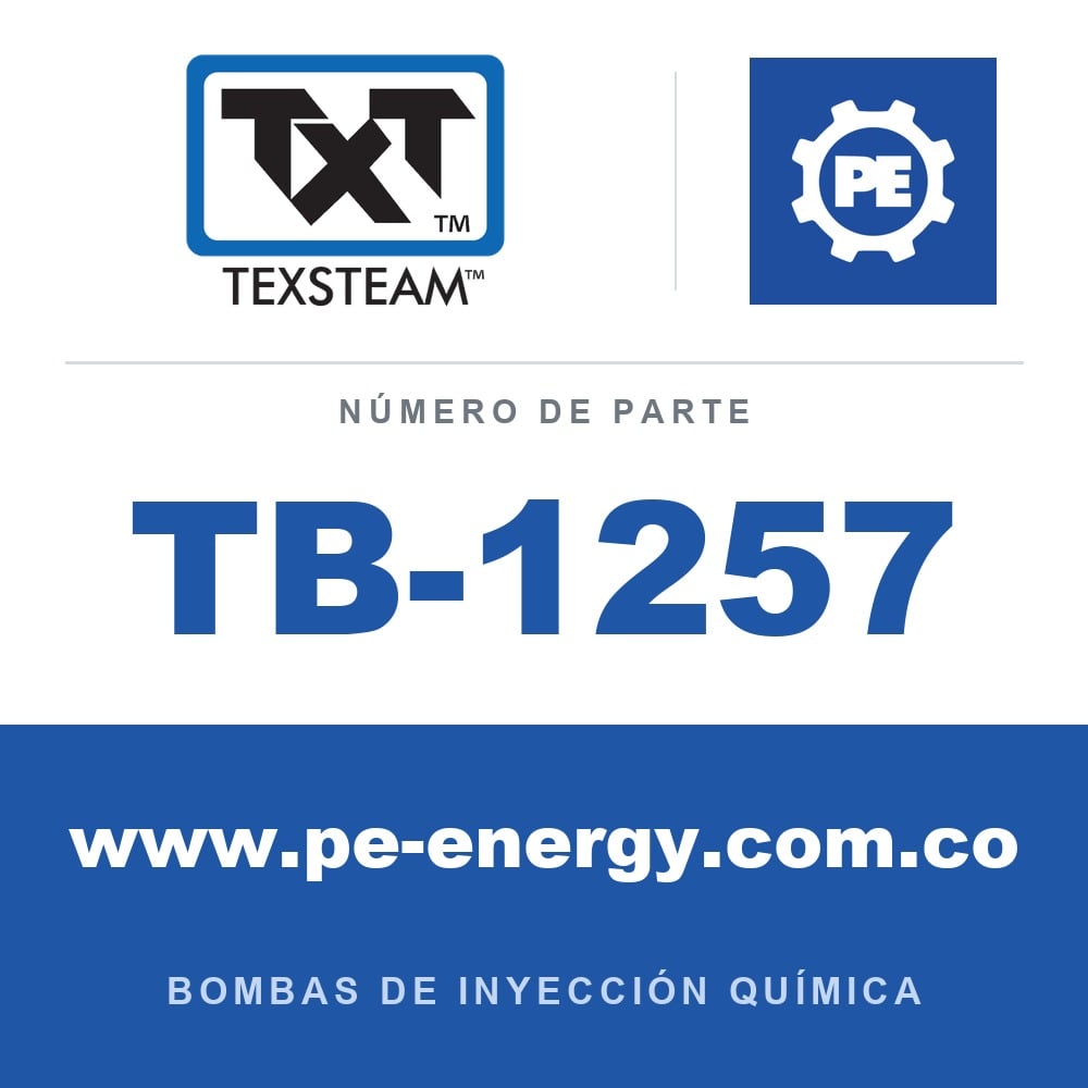 Texsteam TB-1257 - Texsteam TB 1257 - Componente del Cuerpo de Bomba
