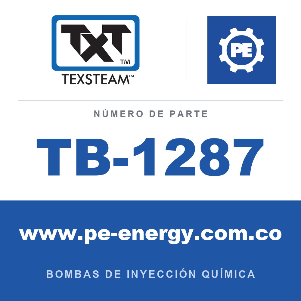 Texsteam TB-1287 - Texsteam TB 1287 - Componente del Cuerpo de Bomba