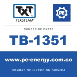 Texsteam TB-1351 - Texsteam TB 1351 - Componente del Cuerpo de Bomba