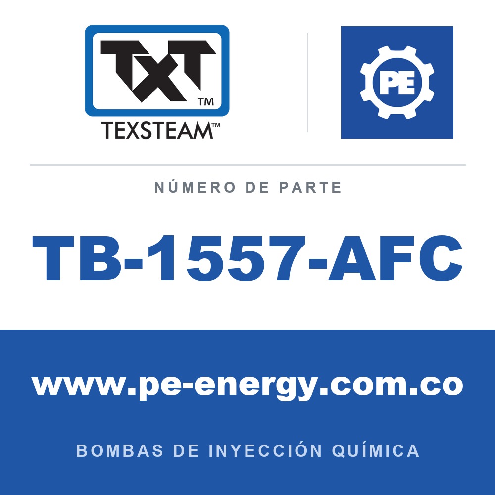Texsteam TB-1557-AFC - Texsteam TB 1557-AFC - Componente de Cabezal del Cuerpo de Bomba