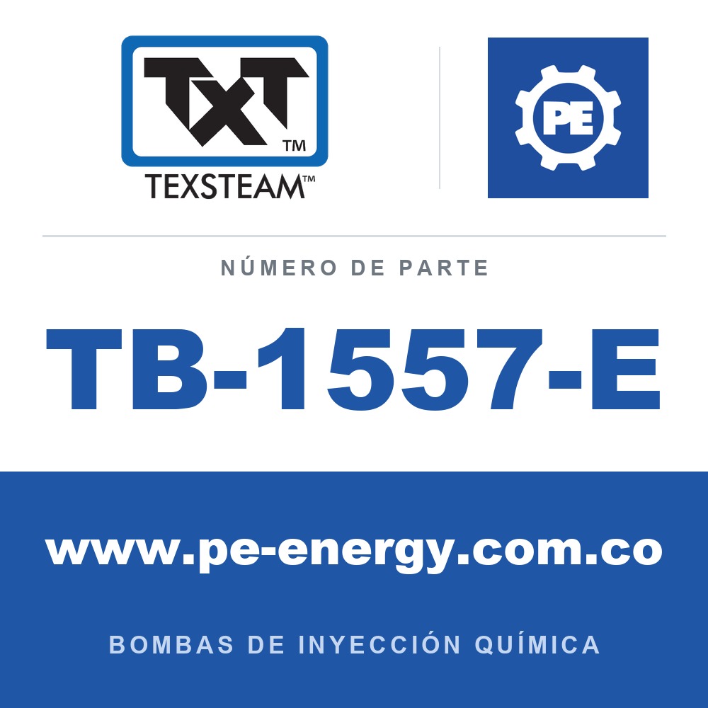 Texsteam TB-1557-E - Texsteam TB 1557-E - Componente de Cabezal del Cuerpo de Bomba