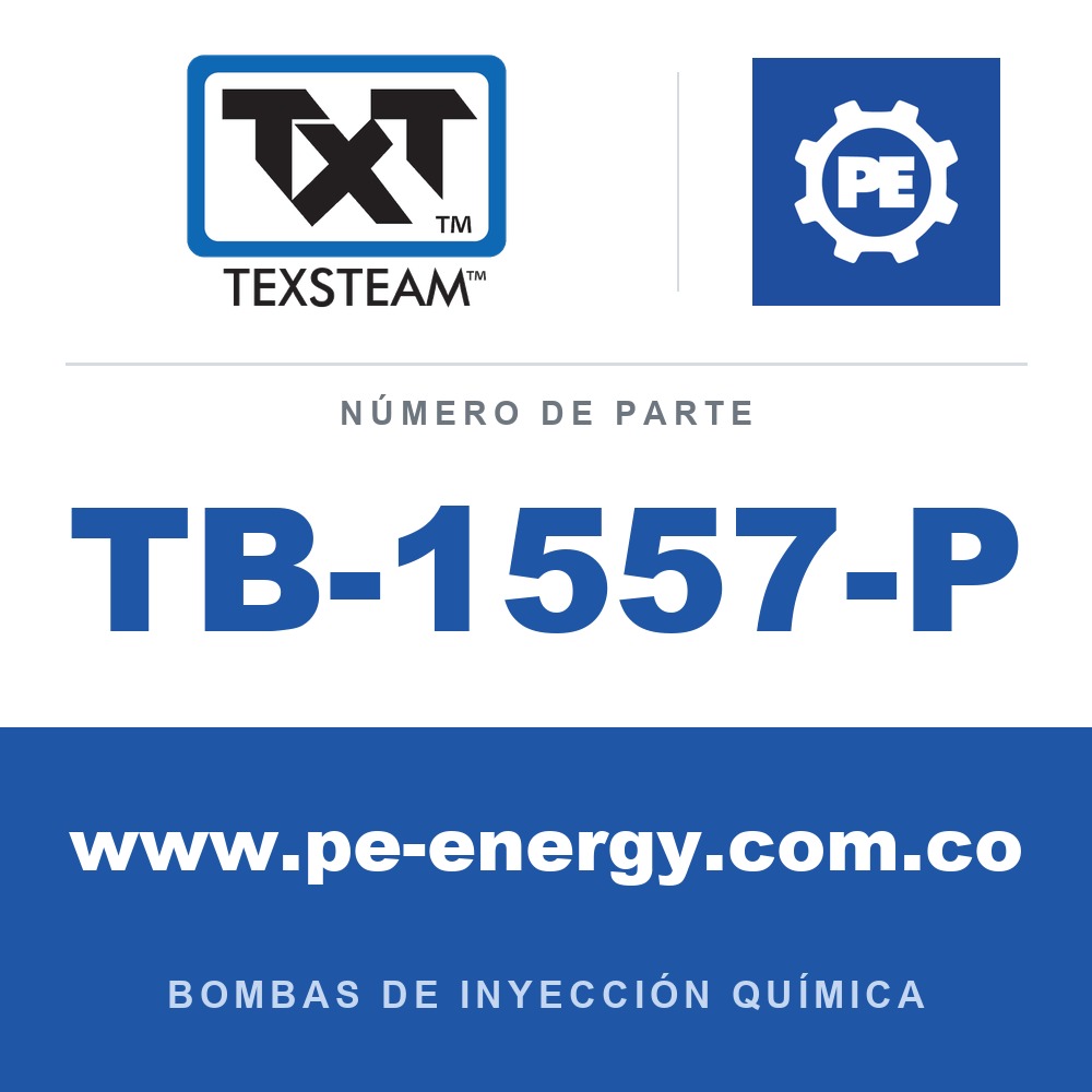 Texsteam TB-1557-P - Texsteam TB 1557-P - Componente de Cabezal del Cuerpo de Bomba