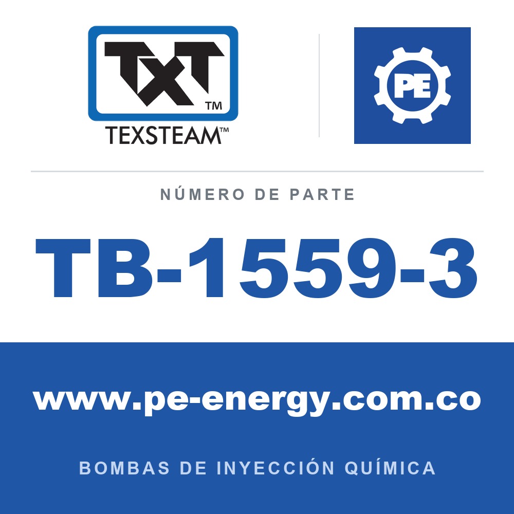 Texsteam TB-1559-3 - Texsteam TB 1559-3 - Componente de Cabezal del Cuerpo de Bomba