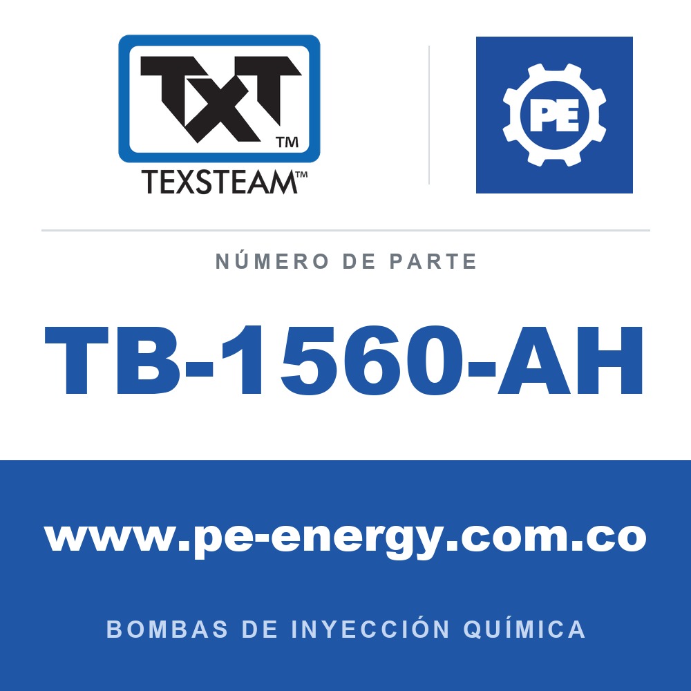 Texsteam TB-1560-AH - Texsteam TB 1560-AH - Componente de Cabezal del Cuerpo de Bomba