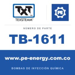 Texsteam TB-1611 - Texsteam TB 1611 - Componente del Cuerpo de Bomba